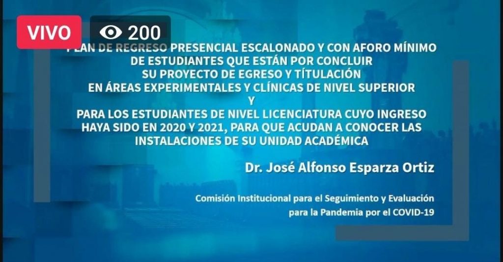 Alumnos de nuevo ingreso y últimos semestres de la BUAP podrán volver a clases presenciales