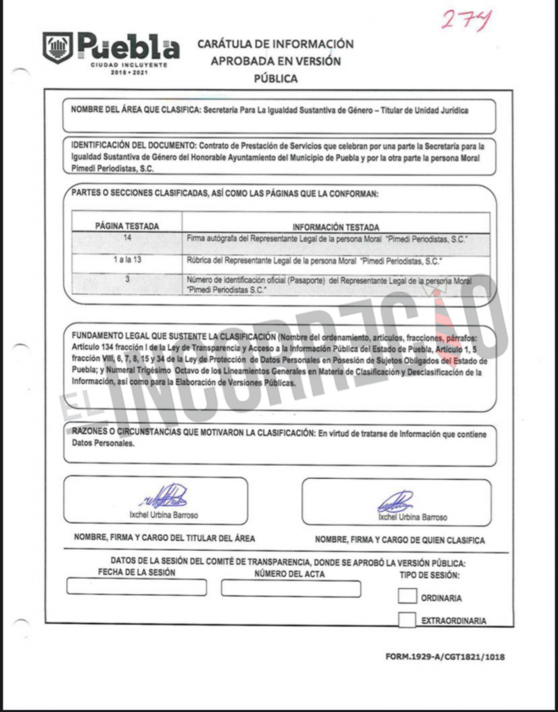 Con campañas fantasmas, Ayuntamiento de Claudia Rivera lucró con Alerta de Género en Puebla (+DOCUMENTOS)