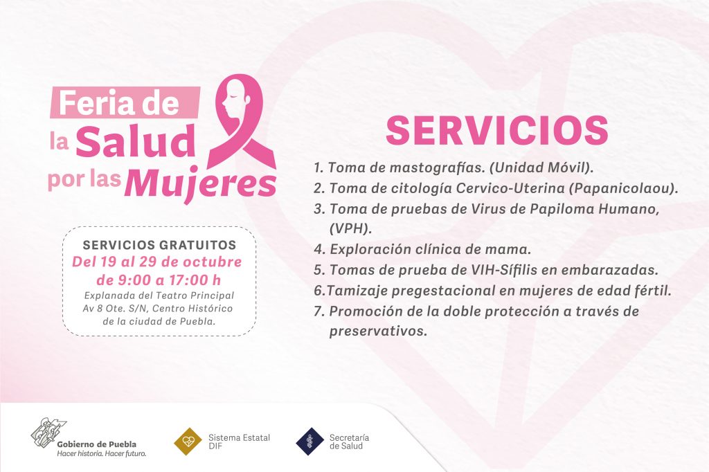 Este martes, SEDIF y Salud realizarán la “Feria de la Salud por las Mujeres”